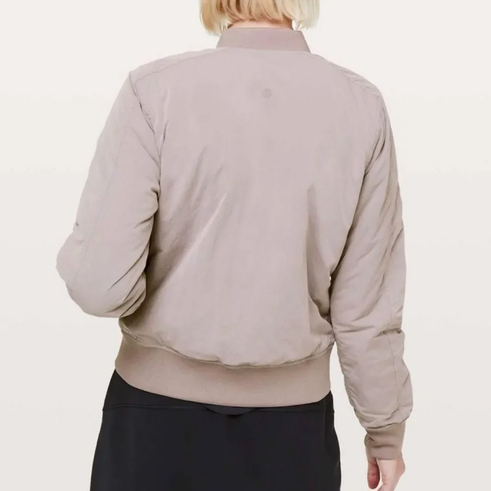 Lululemon Flip It & Reverse It Jacket Smoky Blush / Smoky Blush Size 12